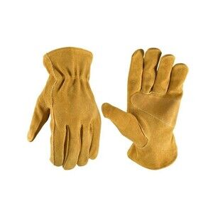 Wells Lamont Men's HdraHyde Split Leather Glove Camel NWT